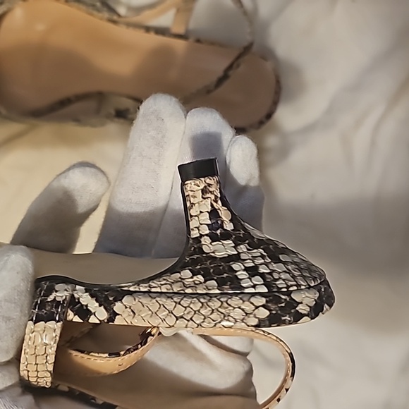 Kitten Heel Snakeskin Pump - Picture 6 of 11